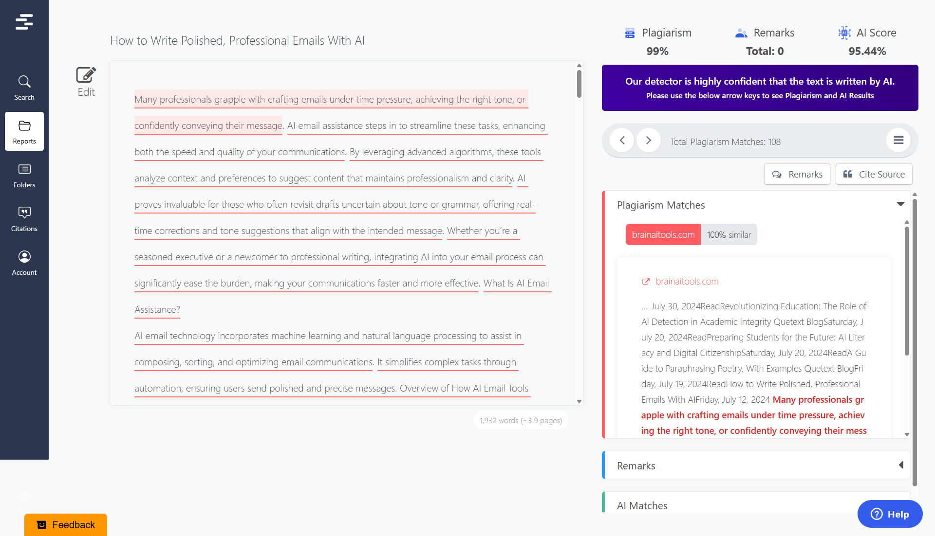 Quetext gallery image