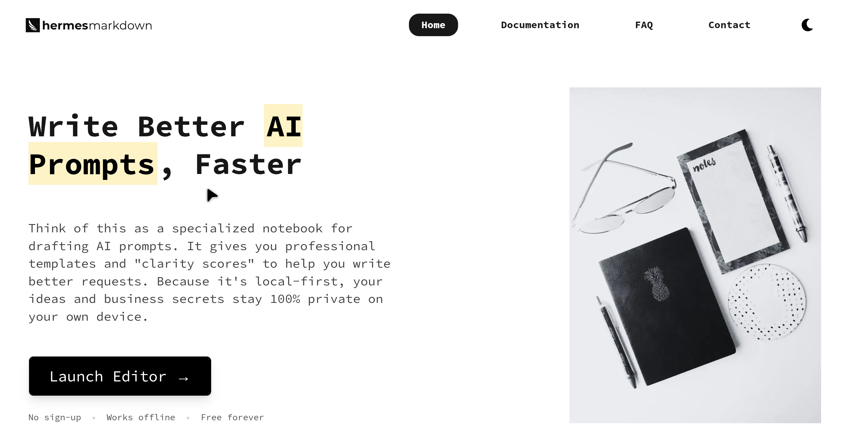 Hermes Markdown gallery image