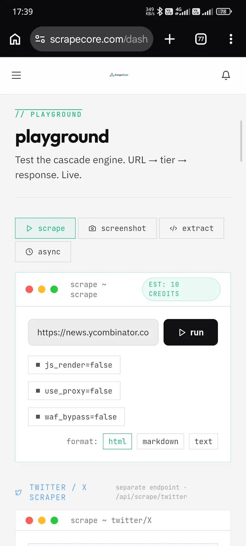 ScrapeCore screenshot 4