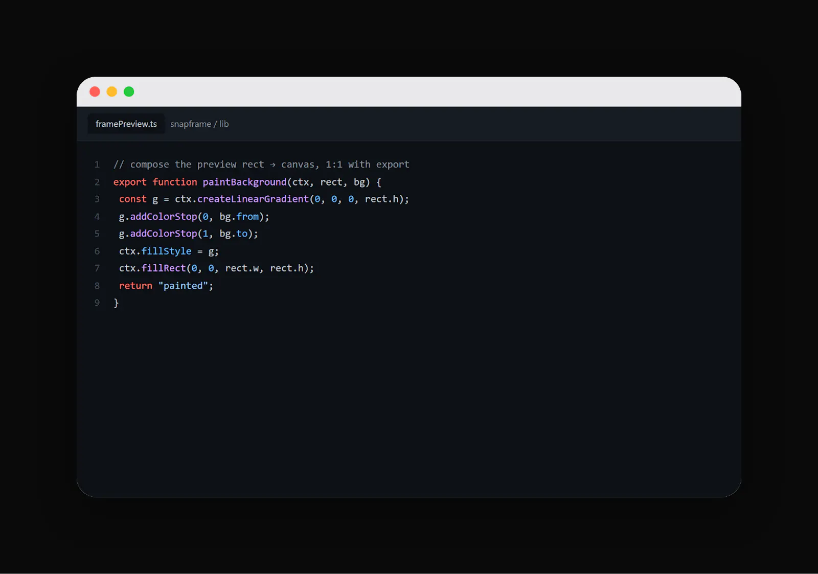 Snapframe screenshot 3