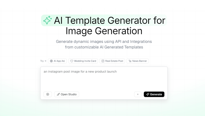 AI Template Generator产品图