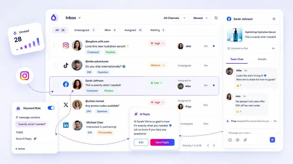 Mydrop AI - Social Media OS for Agencies gallery image