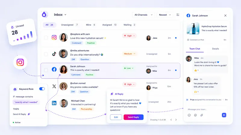 Mydrop AI - Social Media OS for Agencies screenshot 6