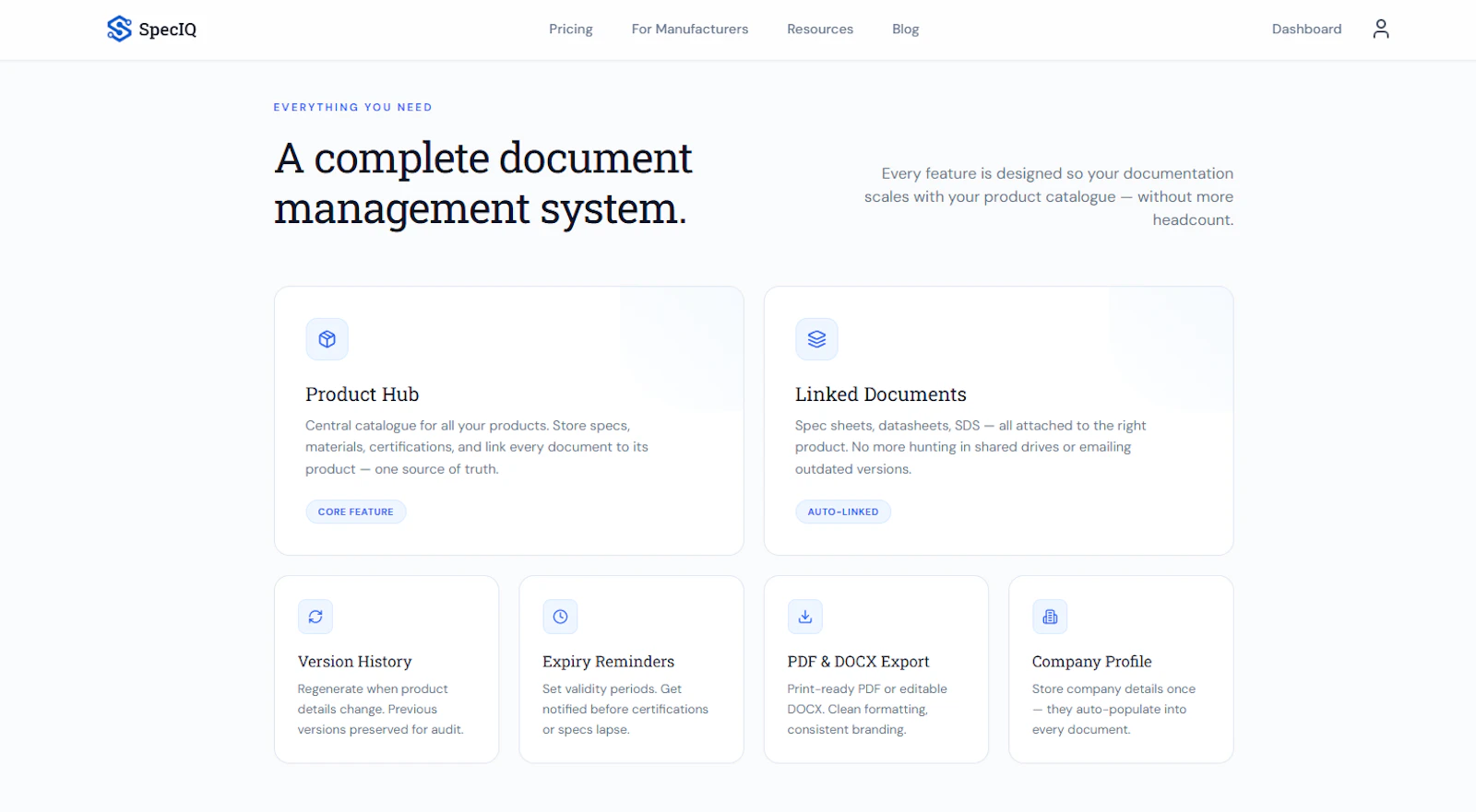 SpecIQ screenshot 3