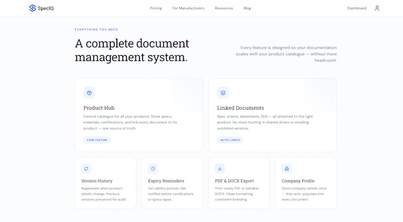 SpecIQ screenshot 3
