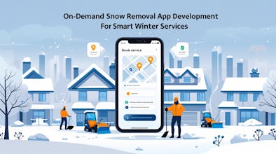 On-Demand Snow Removal App Development gallery image