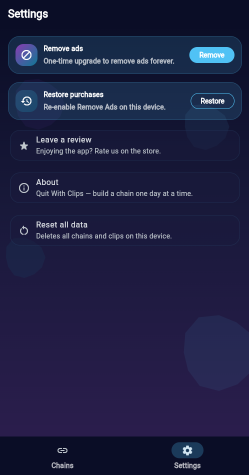 Quit With Clips: Habit Tracker gallery image