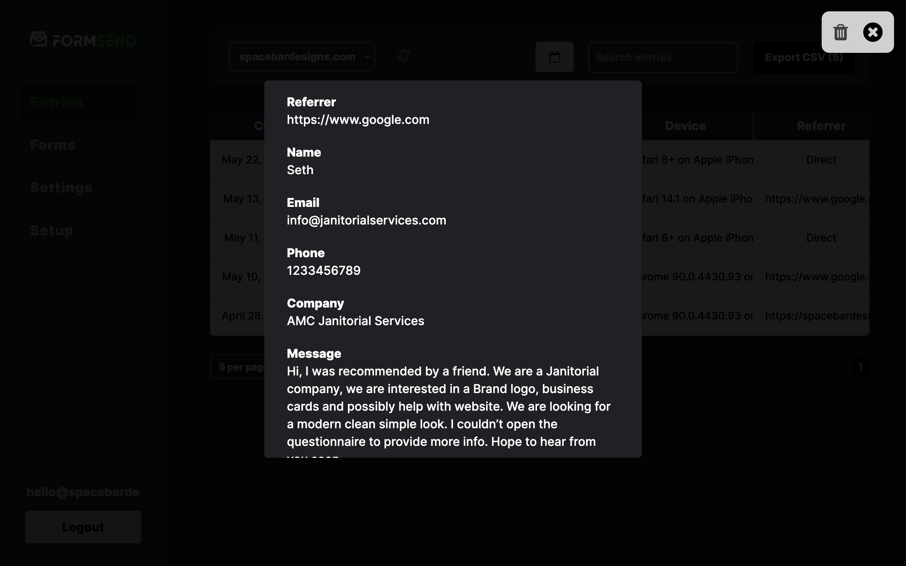 Formsend - Google Forms Alternative gallery image