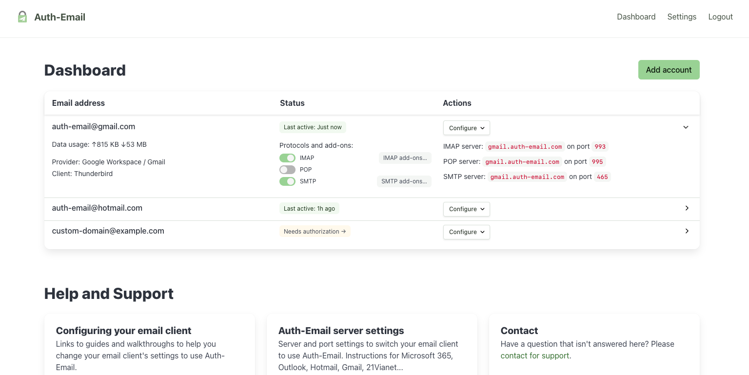 Autoriteit - E -mail OAuth gemaakt gemakkelijk media 2