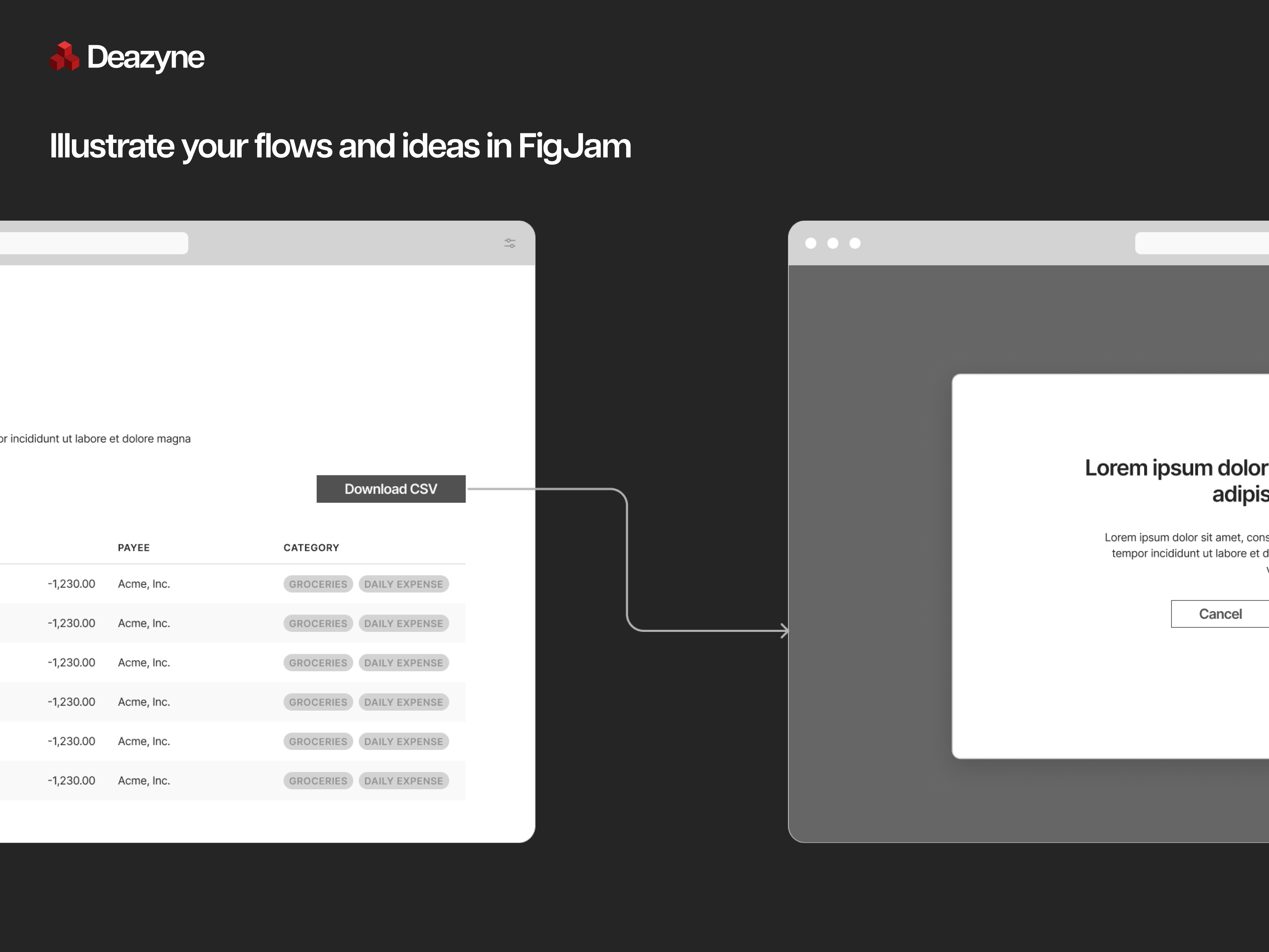 Deazyne - Il primo kit Wireframe dell'interfaccia utente "non aperto" media 5