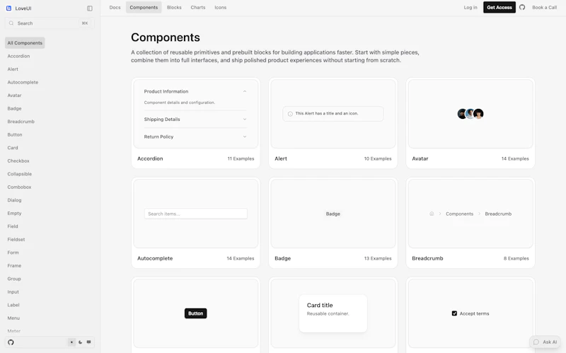 LoveUI screenshot 3