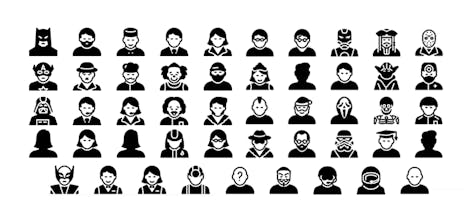 Free 210 avatar Icons gallery image