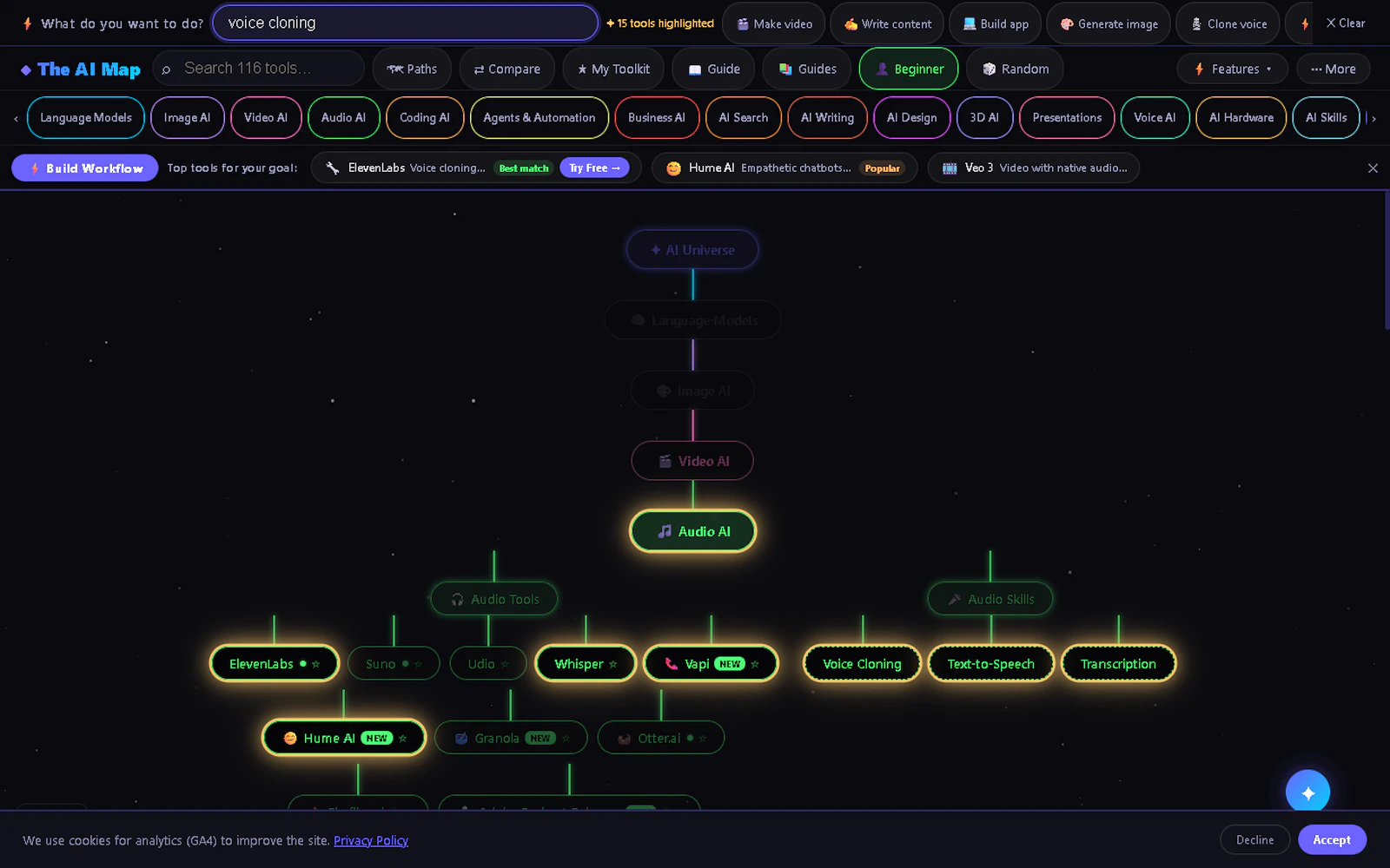 The AI Map screenshot 3