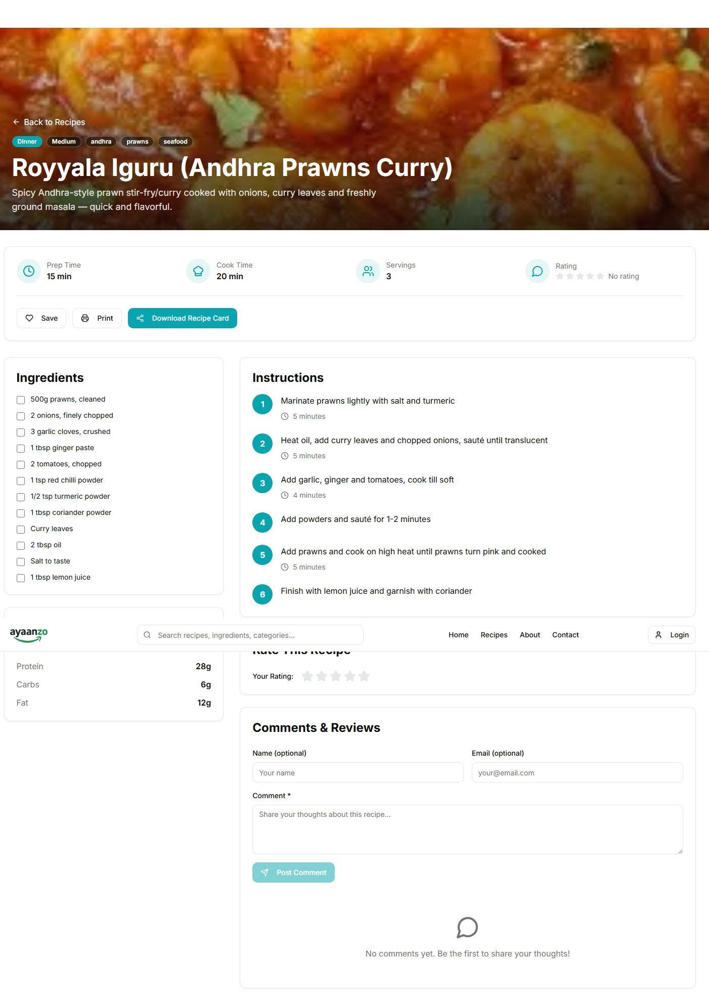 Média Recettes ayaanzo - Recettes à domicile pour tout le monde 2