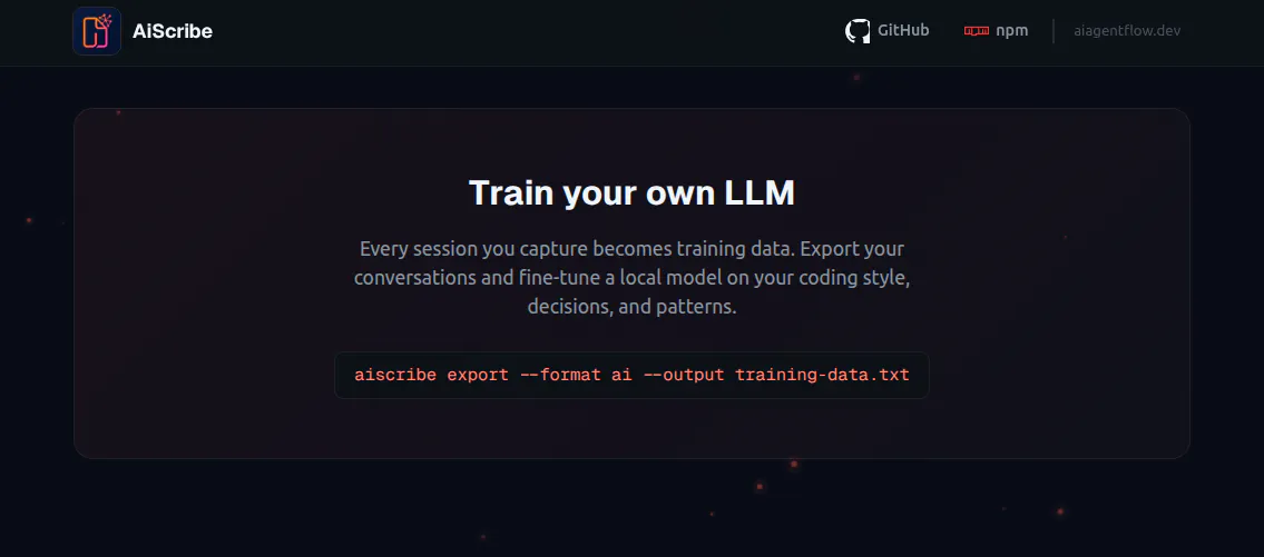 AiScribe - Store your ai coding session gallery image