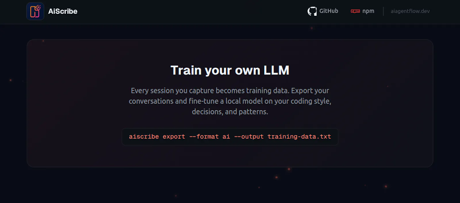 AiScribe - Store your ai coding session screenshot 4