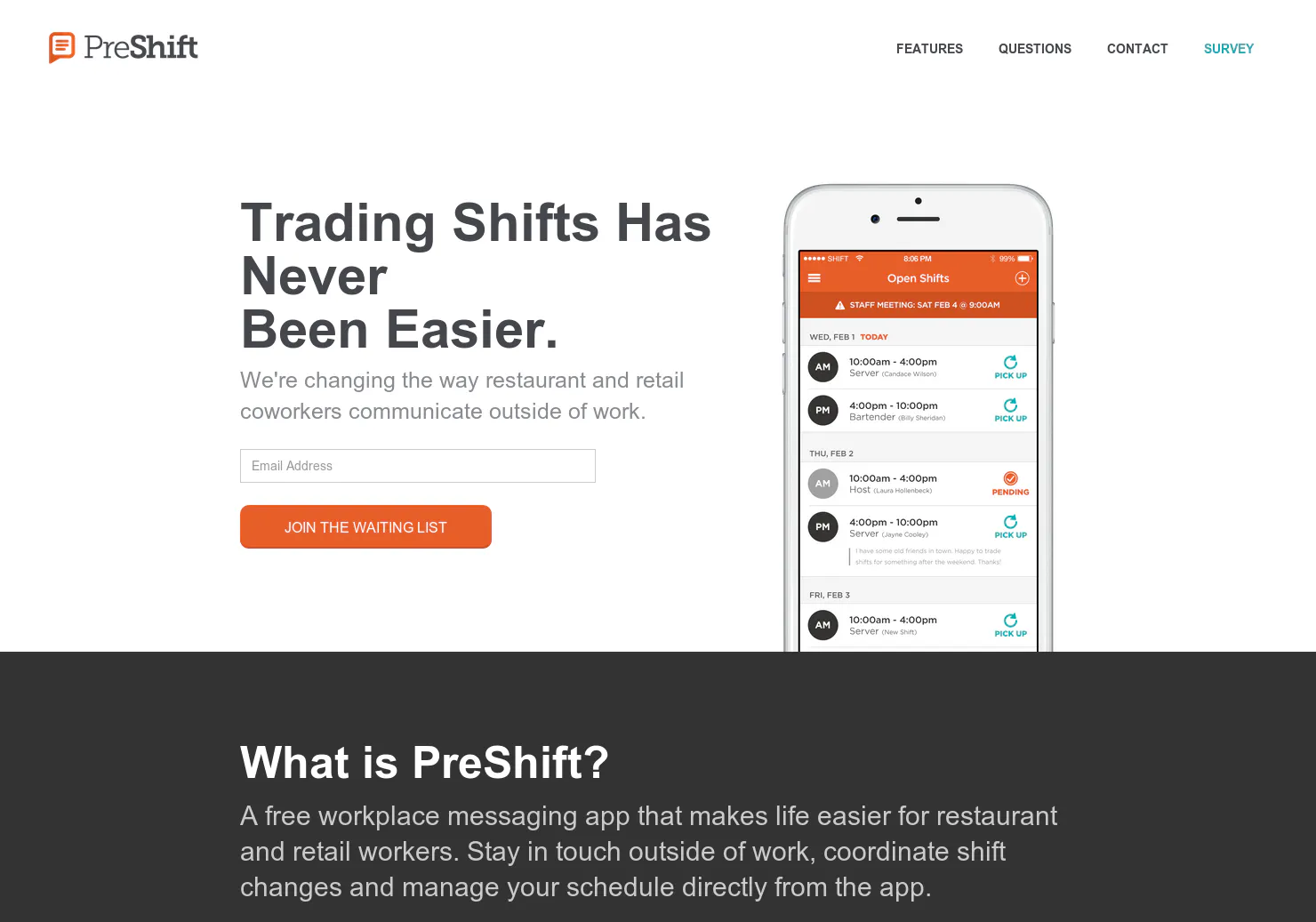 PreShift