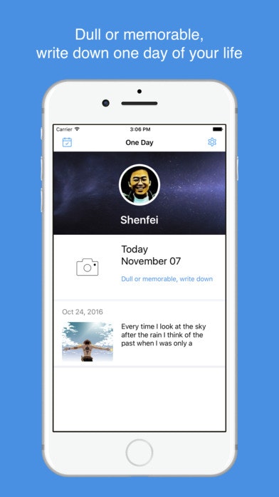 One Day - my private dairy gallery image