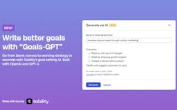 GoalsGPT by Tability media 2