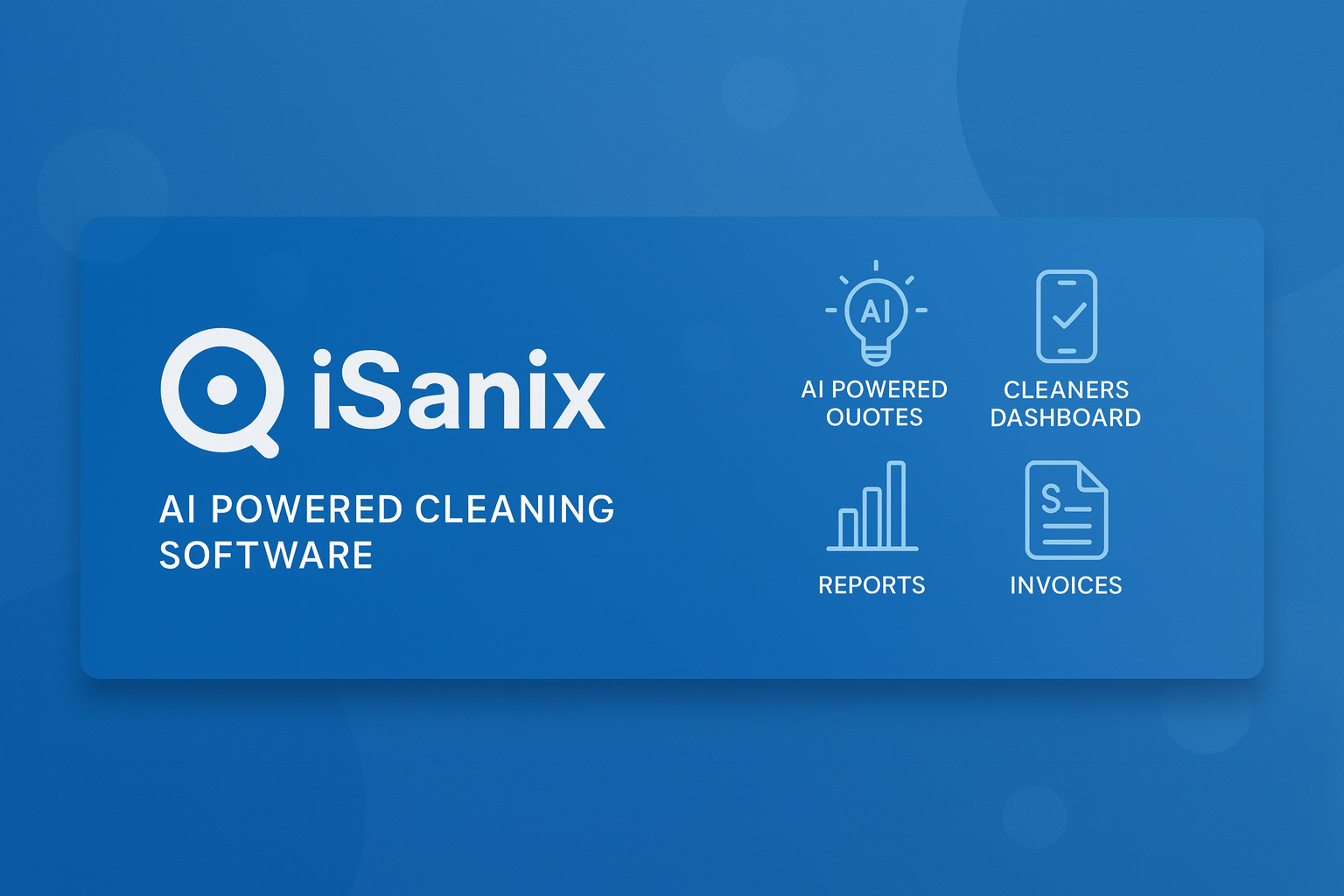 Média Isanix AI Cleaning Business Software - Logiciel de nettoyage qui automatise les citations, les rapports de planification 7