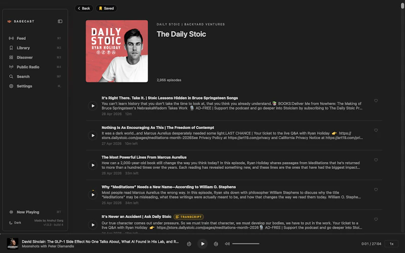 SageCast screenshot 3
