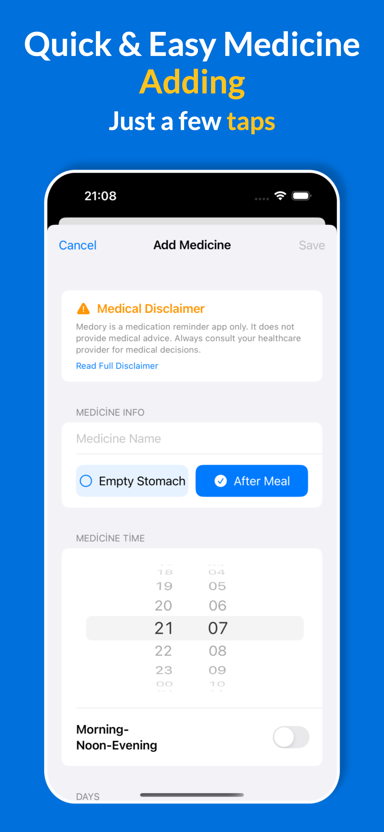 Medory - Screenshot 2 showing product features and functionality