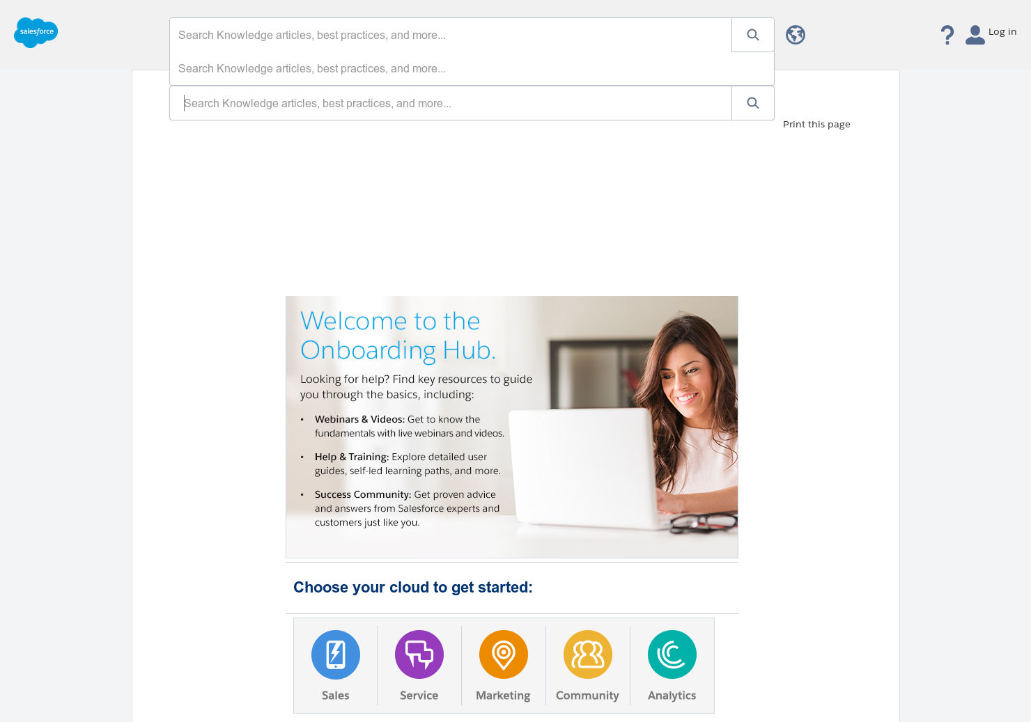 Salesforce Getting Started Program