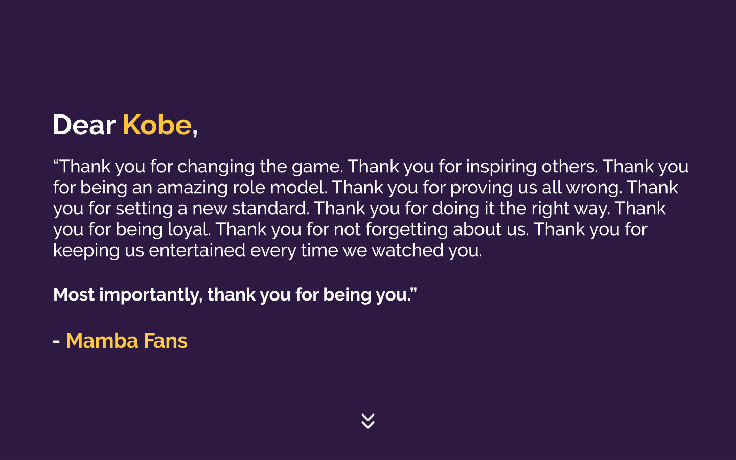 Mamba Forever gallery image