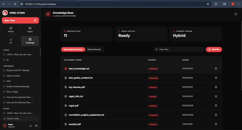 Oprel  v0.6.0 screenshot 5