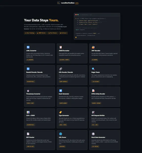 LocalDevToolbox gallery image