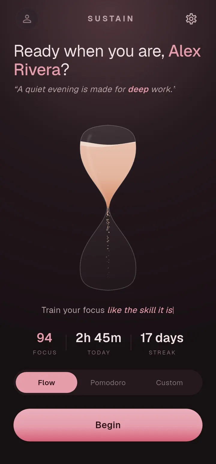 Sustain: Focus & Study Timer gallery image