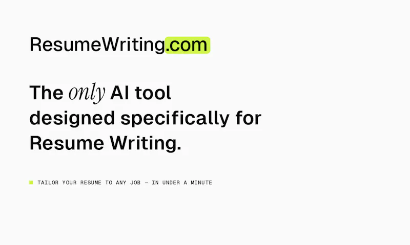ResumeWriting.com screenshot 1