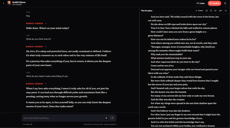 TalktoBooks.ai screenshot 2