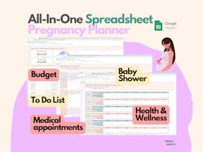 Digital Pregnancy Planner & Journal gallery image