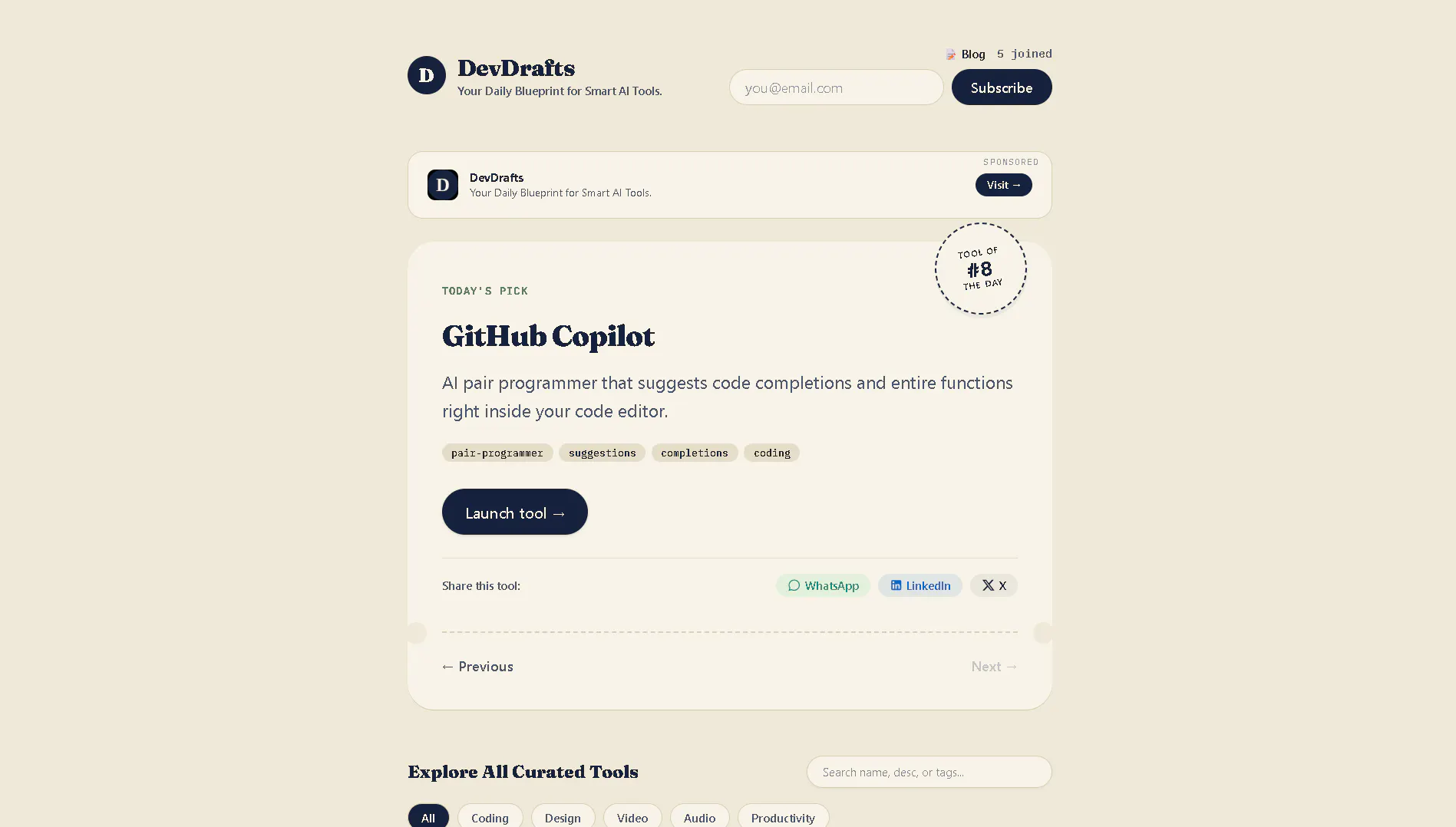 DevDrafts gallery image