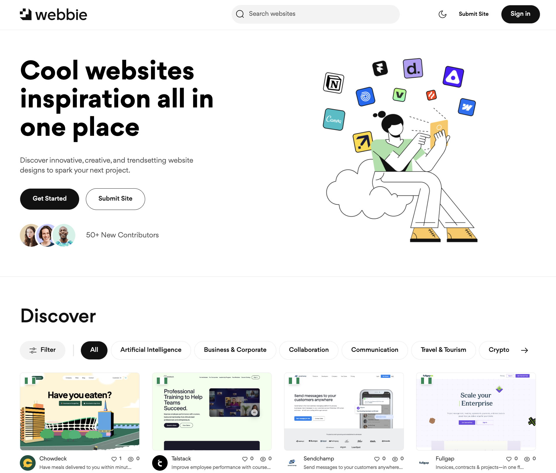 Web - Explore las inspiraciones del sitio web en todo el mundo media 1