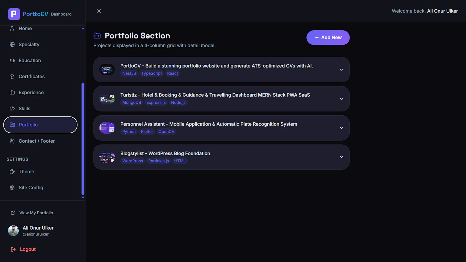 PorttoCV screenshot 15