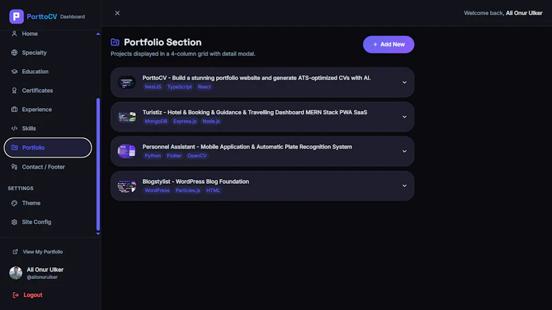 PorttoCV screenshot 15