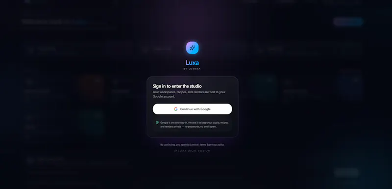 Luxa By Lumina screenshot 1