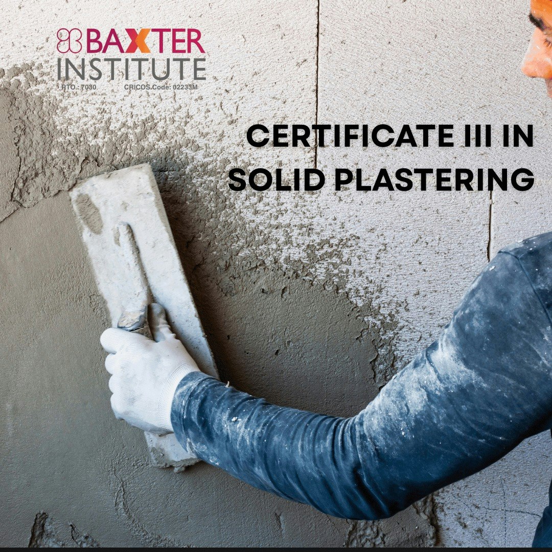Certificate III in Solid Plastering gallery image
