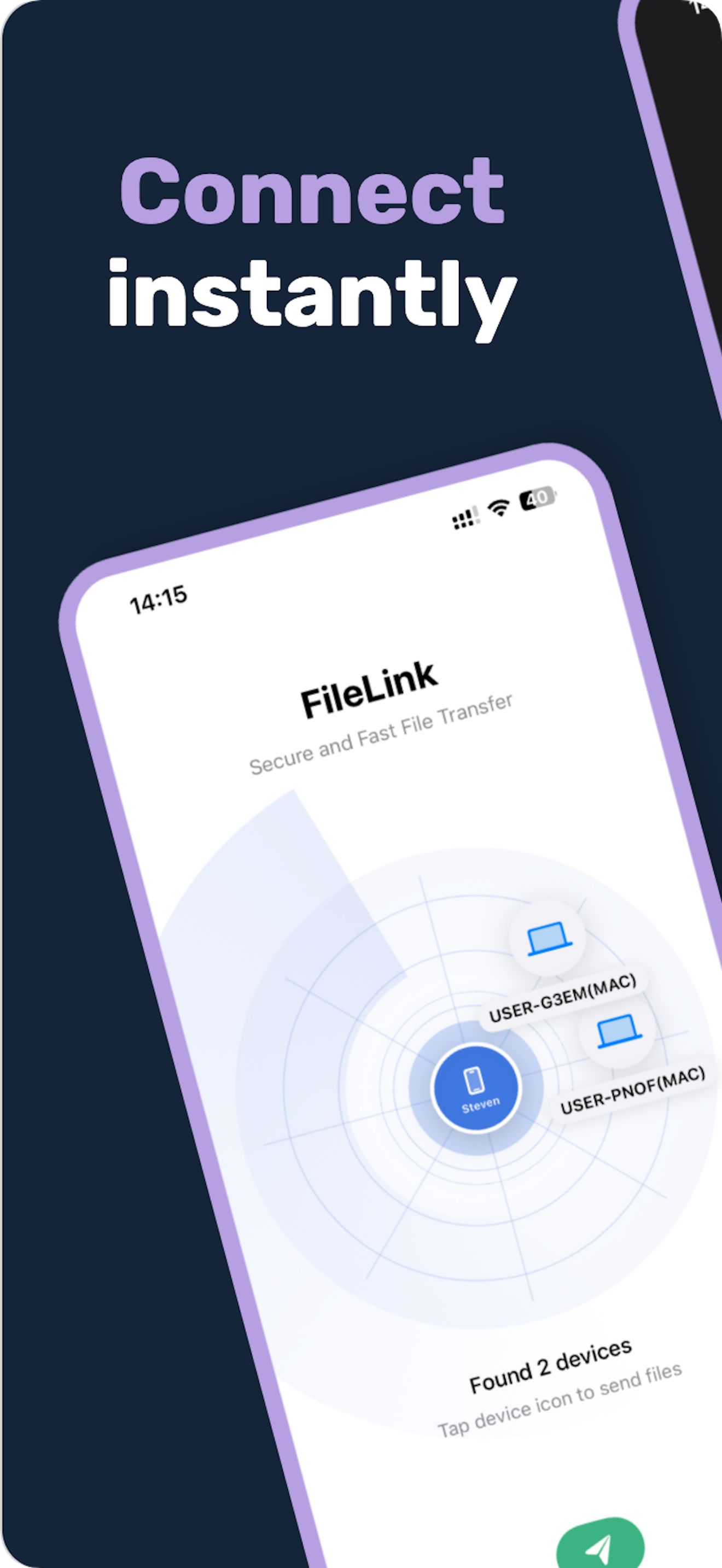 Mídia 1 de FileLink compartilhado - Transferência segura de arquivos P2P |Compartilhamento de arquivos rápido e privado