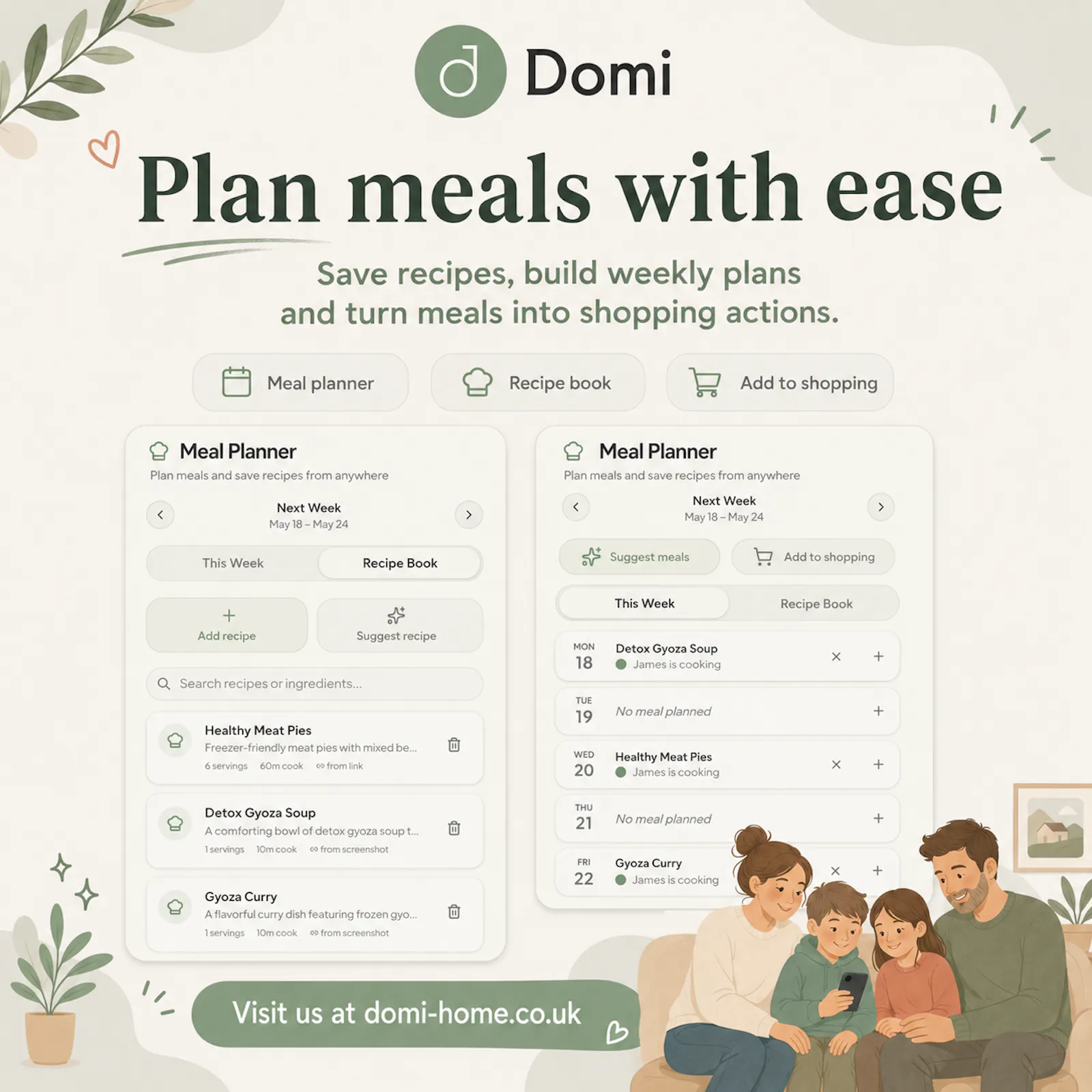 Domi Home: Family Organiser screenshot 2
