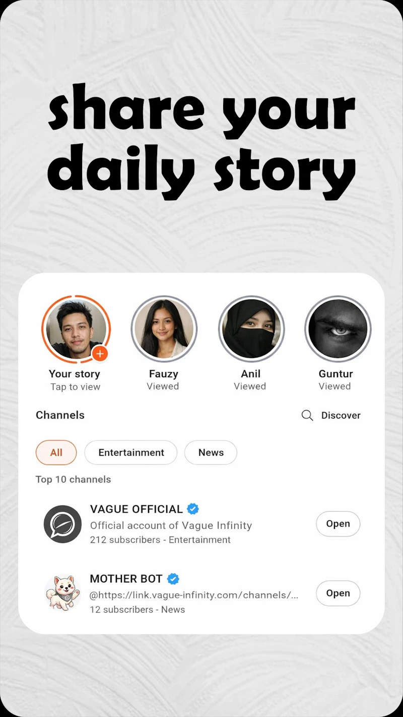 VagueChat - Real-time Chat & Calling App screenshot 5