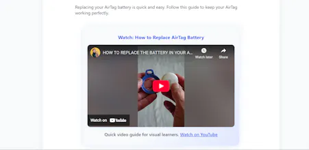 AirTag Battery gallery image
