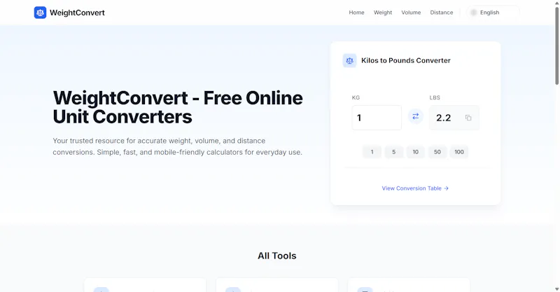 WeightConvert screenshot 1