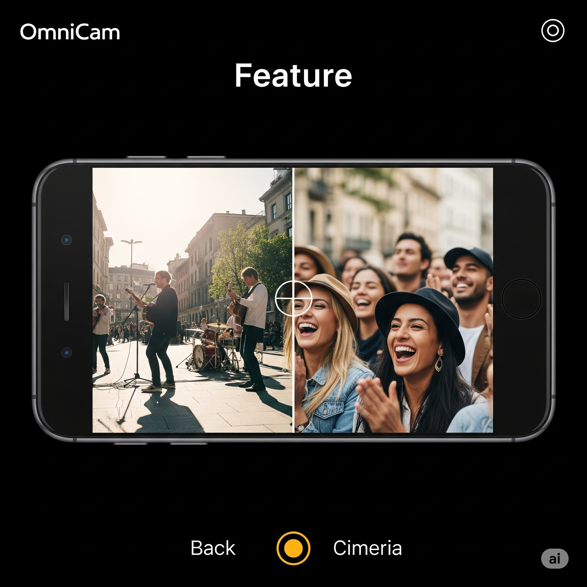 Omnicam - Записать передние и задние камеры даже с экраном медиа 3