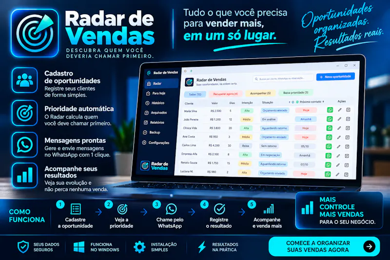 Radar de Vendas screenshot 4