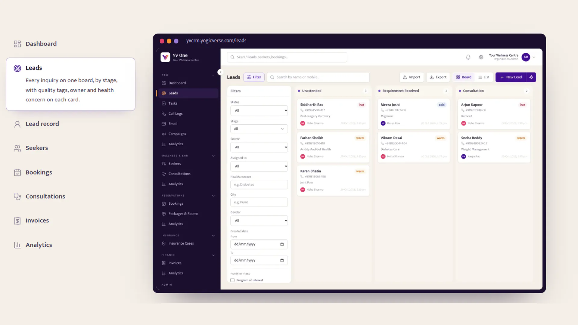 Wellness CRM gallery image