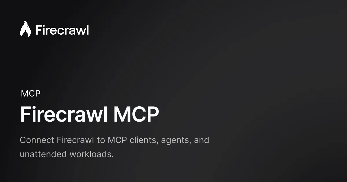 The new Firecrawl MCP gallery image