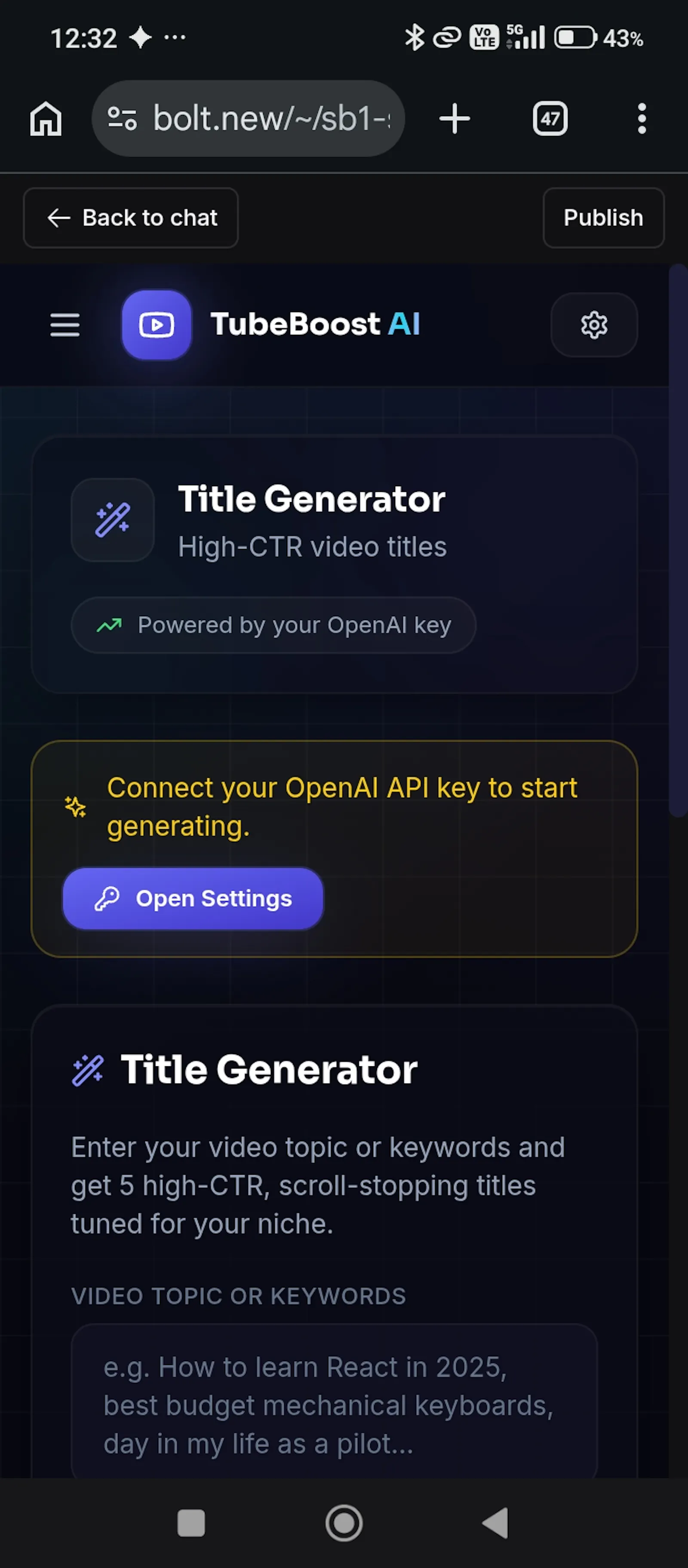 YouTube AI Toolkit screenshot 3